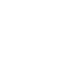 Wit pictogram met twee handen en een plant voor milieuverantwoord