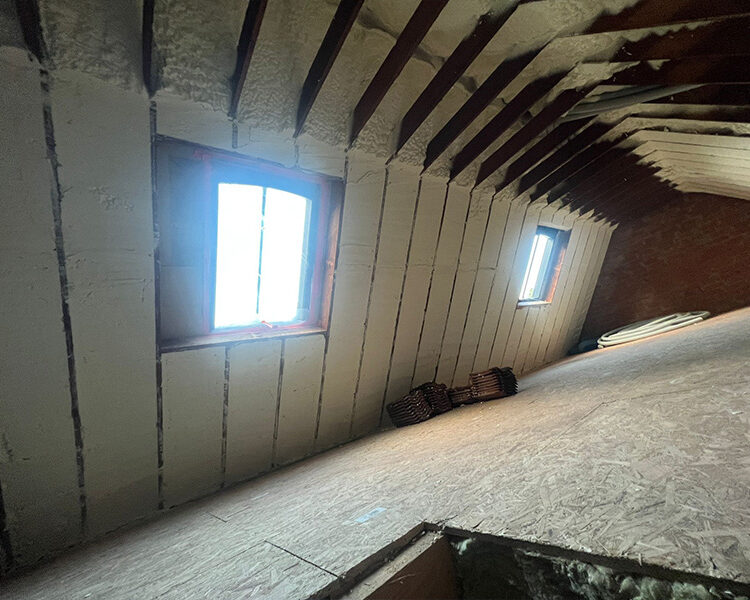 dak volledig geïsoleerd met polyurethaan