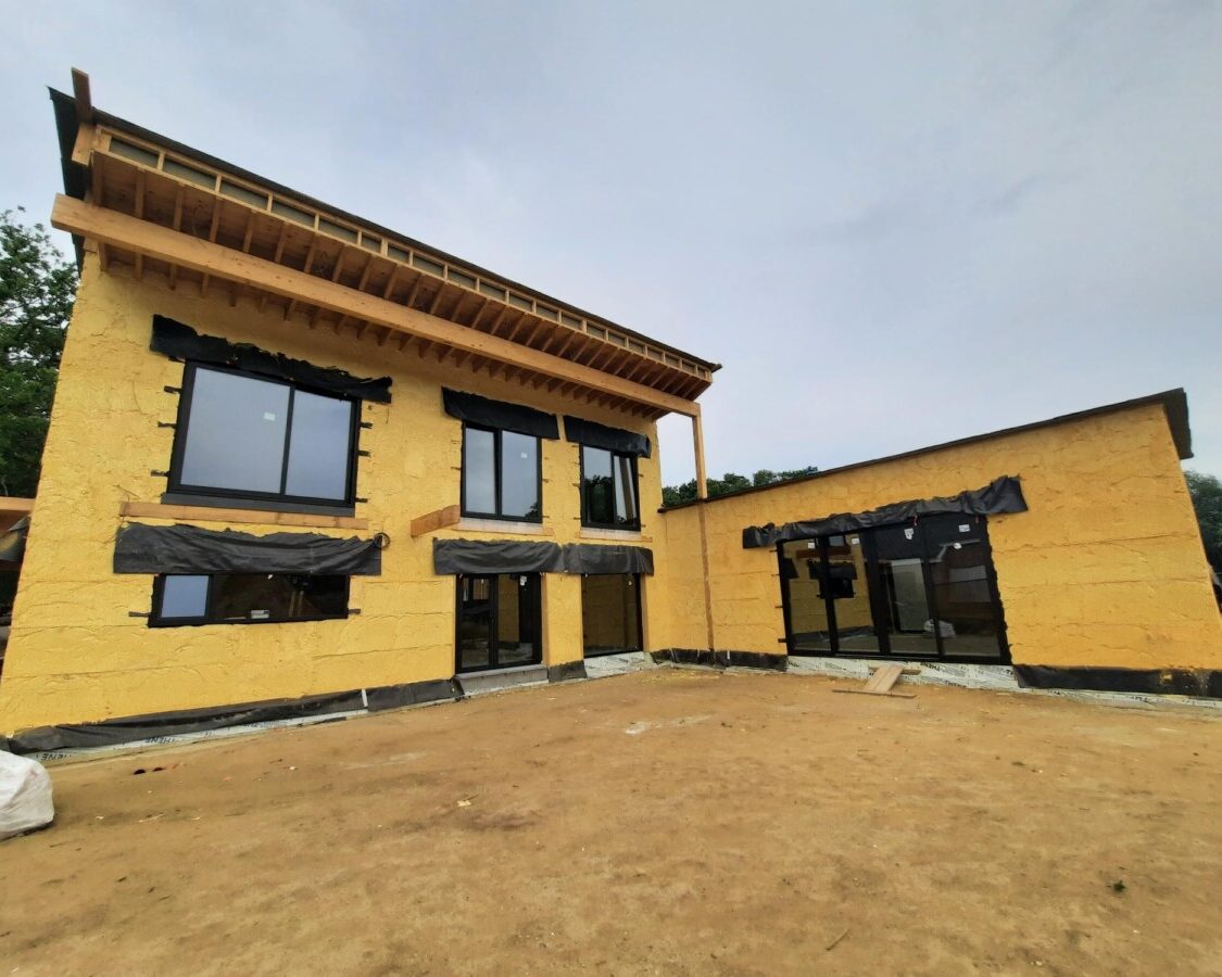 Isolation des murs par l'extérieur d'une villa à Lummen