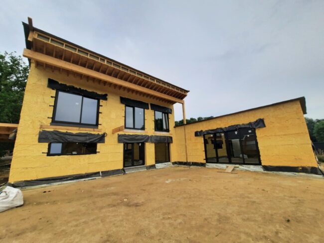 Isolation des murs par l'extérieur d'une villa à Lummen