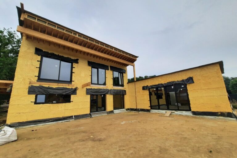 Isolation des murs par l'extérieur d'une villa à Lummen