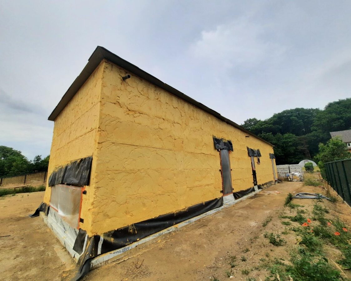 Isolation par l'extérieur d'une façade à Lummen