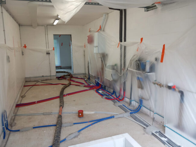 Isolation du sol d’une habitation à Enghien