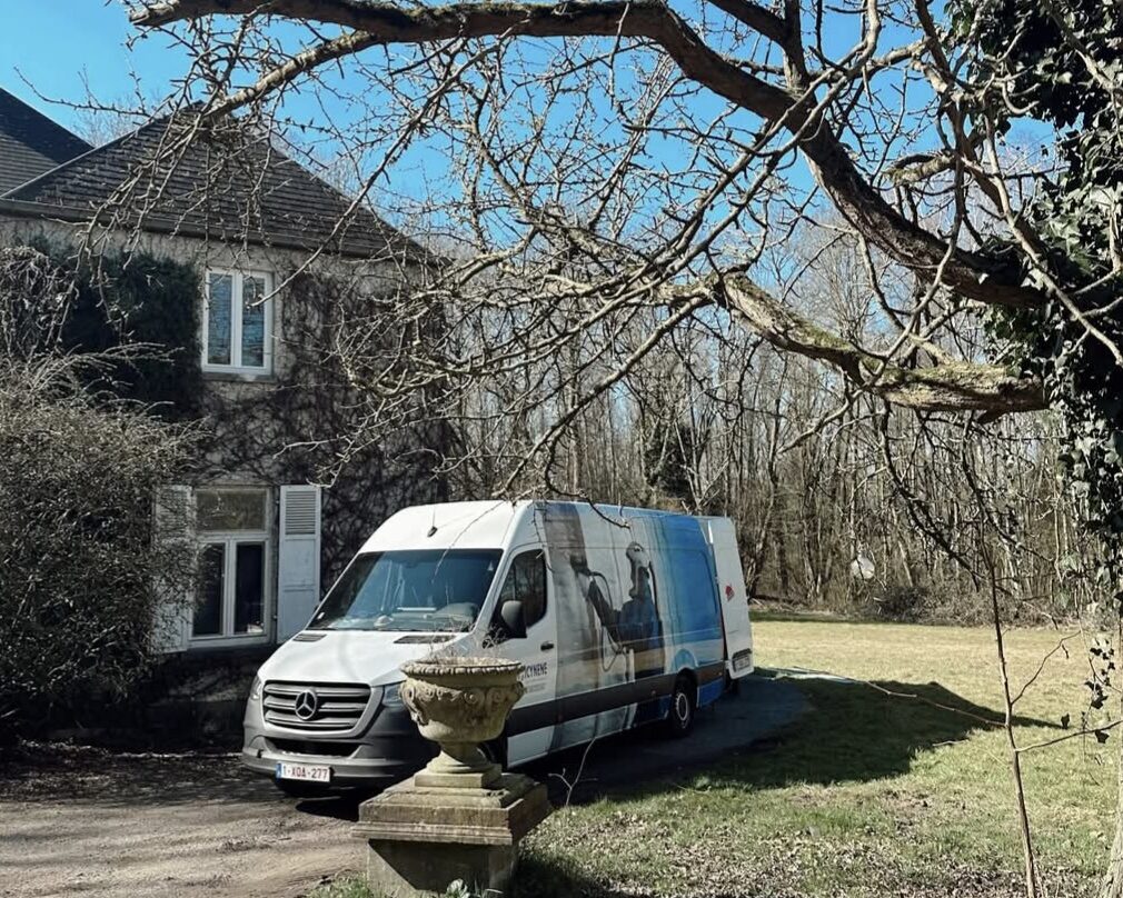 Iseo Projection présent pour l'isolation de la toiture et du sol du plafond d'un manoir à Zaventem