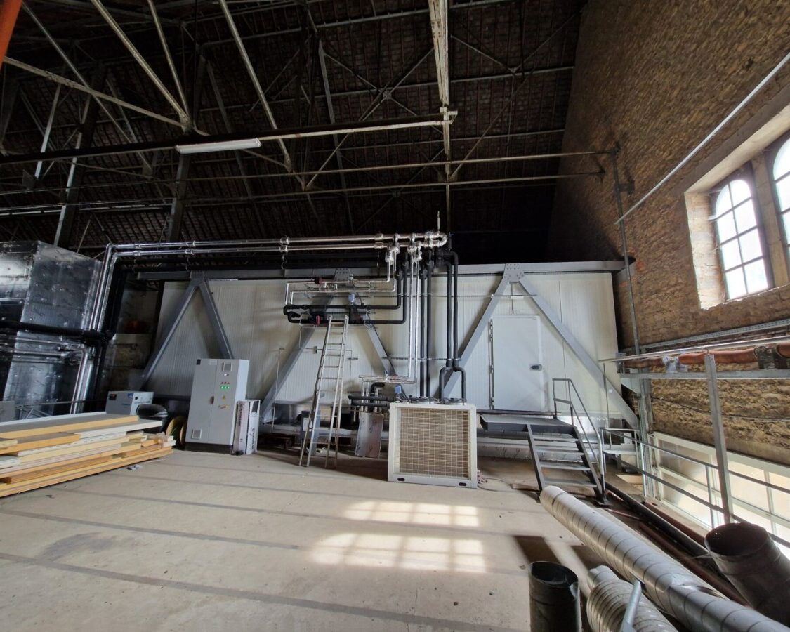 Isolation pensée pour stopper la condensation sous les hâloirs de l'Abbaye d'Orval