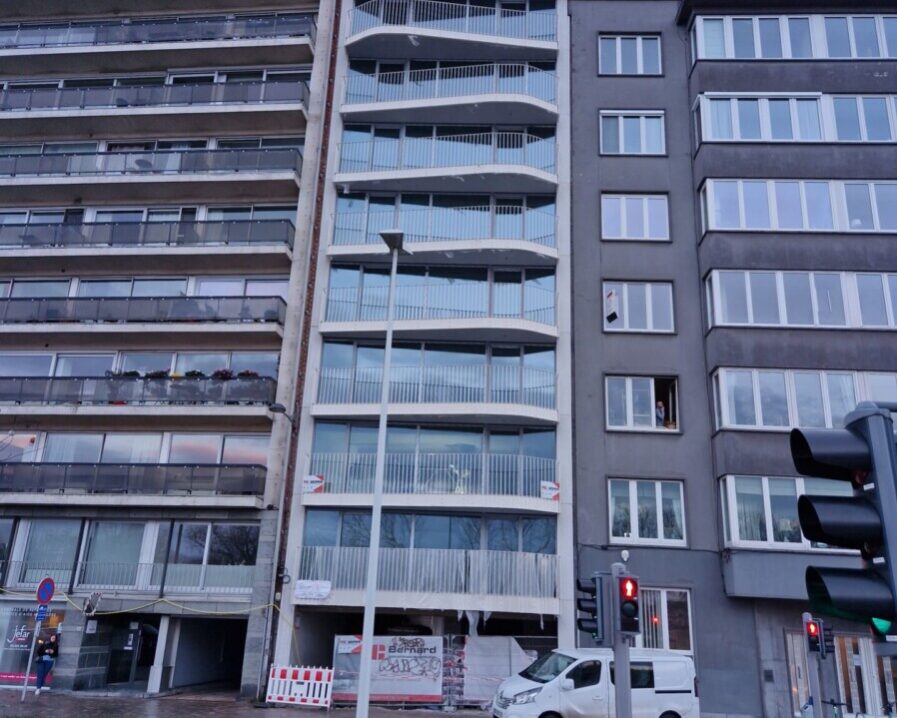 Isolation du sol d'un immeuble à appartements situé Quai de Rome à Liège