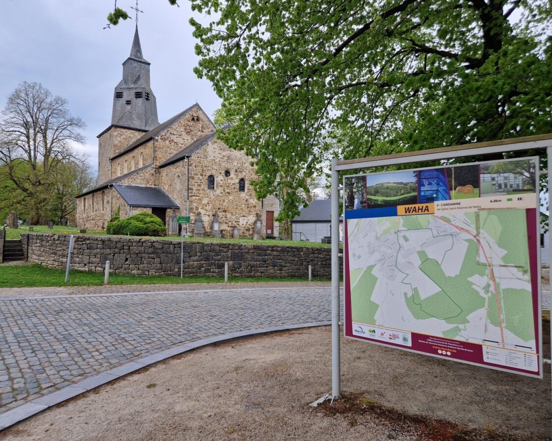 Chantier d’isolation du sol d’une extension arrière à Waha en avril 2025