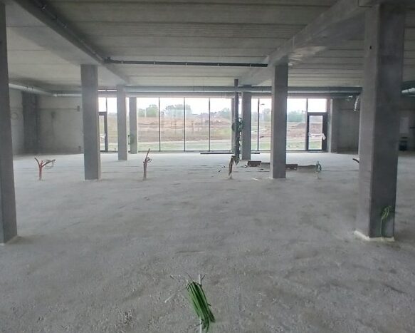 Vue du chantier d’isolation réalisé par ISEO Projection dans une future pharmacie