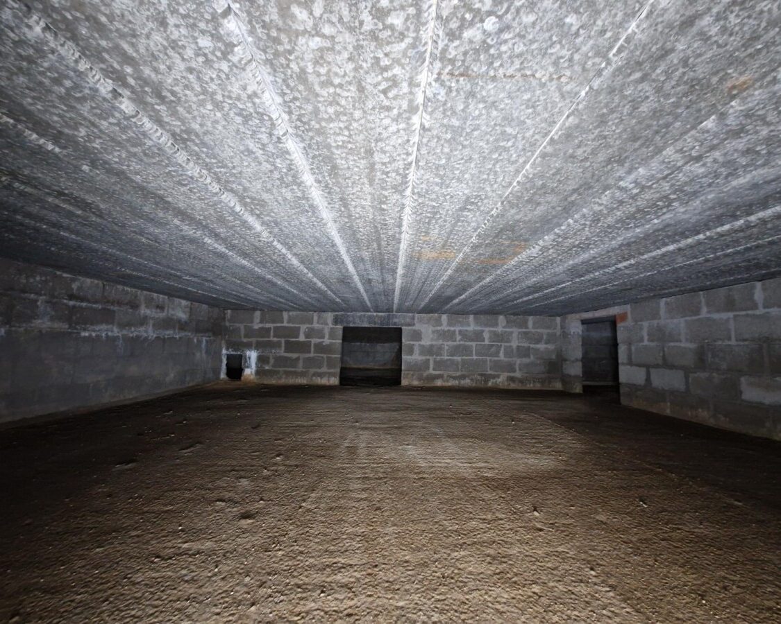 Chantier d'isolation d'un vide sanitaire à Erps-Kwerps