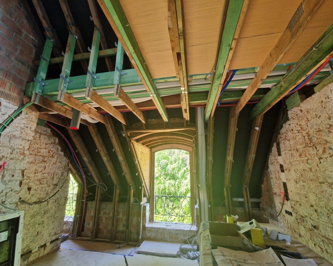 Isolation toiture d'une villa à Wemmel