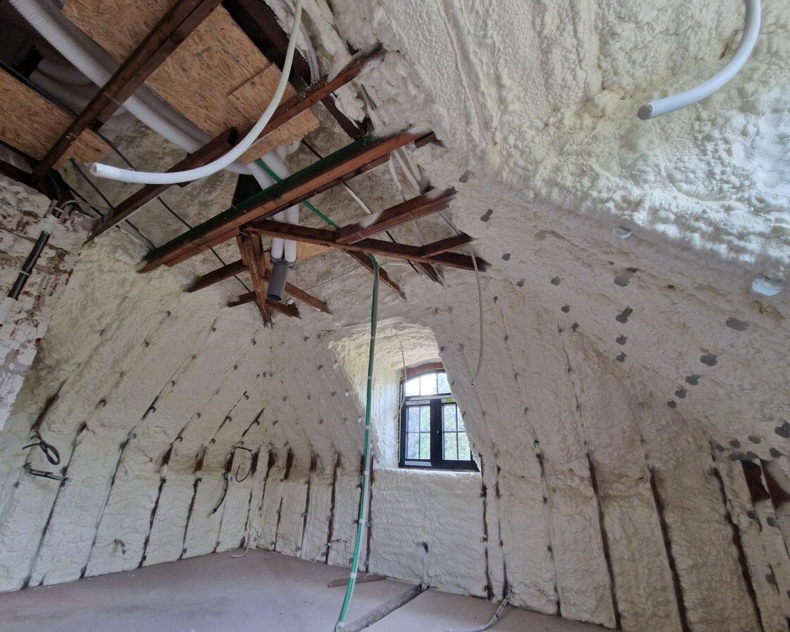 Isolation toiture d'une épaisseur de 17 cm à Wemmel