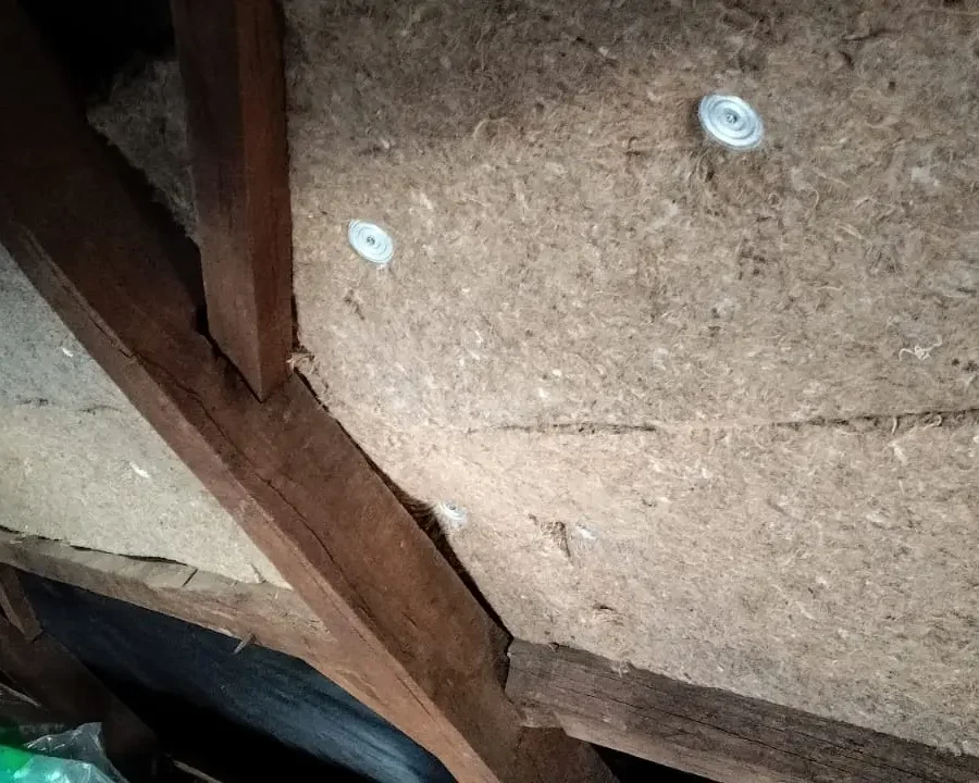 Isolation d'un toit à Martelange